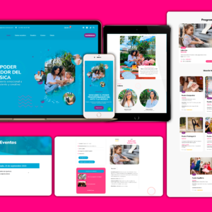 Página web para academia de educación